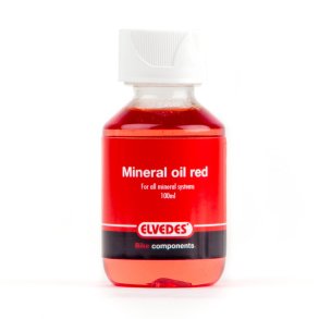 Elvedes mineral olie 100 ml.  - Mineralsk rd bremsevske