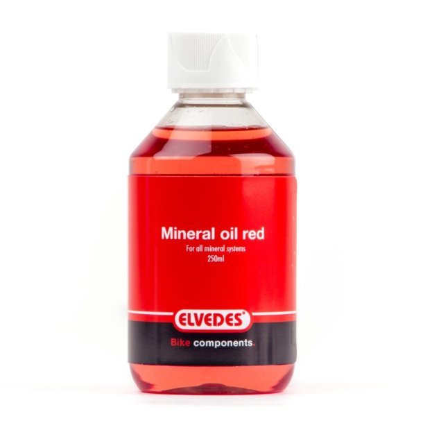 Elvedes olie 250 ml.  - Mineralsk r�d bremsev�ske