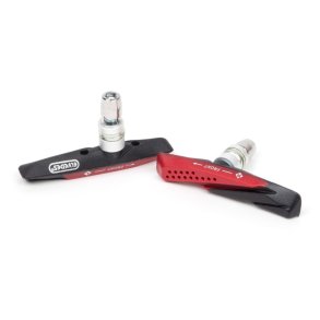 Elvedes 72mm Sort/Rd bremsesko - Bremseklodser til V-bremser