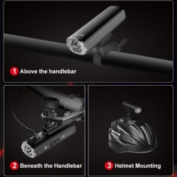 Gaciron V20S-1500 - Cykellygte