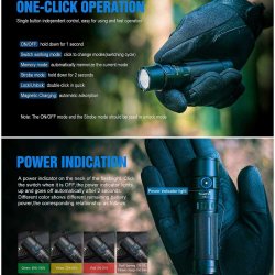 Trustfire MC3 - Komplet lommelygte kit