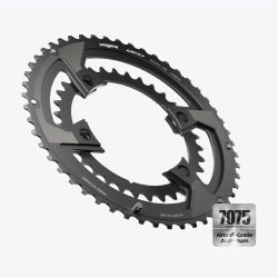 Magene QED frontklingest - 53/39T klingest med 110 mm. boltcirkeldiameter