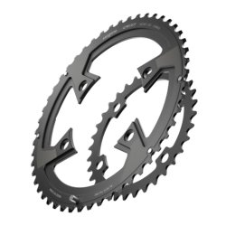 Magene QED frontklingest - 53/39T klingest med 110 mm. boltcirkeldiameter