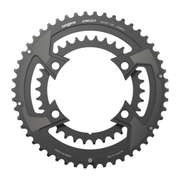 Magene QED frontklingest - 52/36T klingest med 110 mm. boltcirkeldiameter