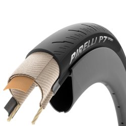 Pirelli P7 Sport 700x26c (26-622) - Race dk med PRO Compound / TechBelt beskyttelse