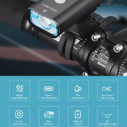 Gaciron V9CP-850 - Cykellygte