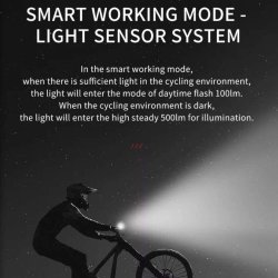 Gaciron V9M-1500 - Cykellygte