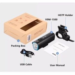 Gaciron V9M-1500 - Cykellygte